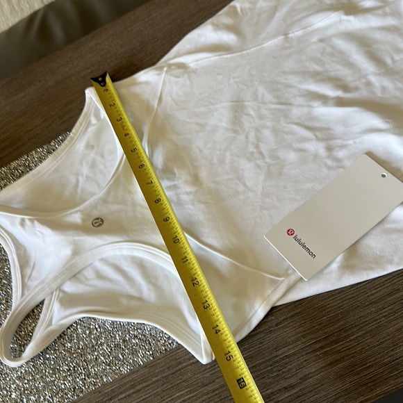 Lululemon Align Hip-Length Racerback Tank Top White size 8 NWT - Picture 4 of 6
